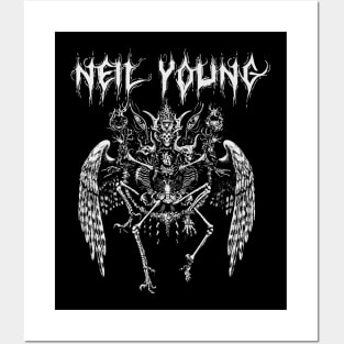 neil young ll darknes Posters and Art